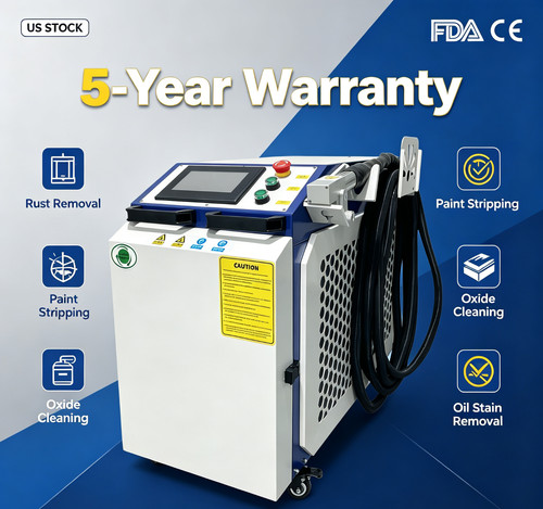 Pulitore laser fibra - , raycus