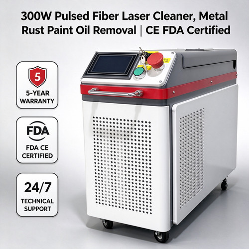 Pulitore laser fibra pulsata - laser,
