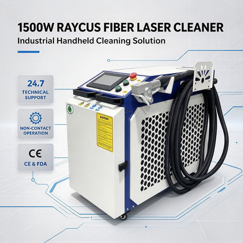 Stock 1500w raycus pulitore - us,