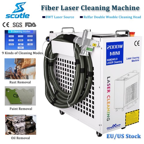Macchina pulizia laser fibra