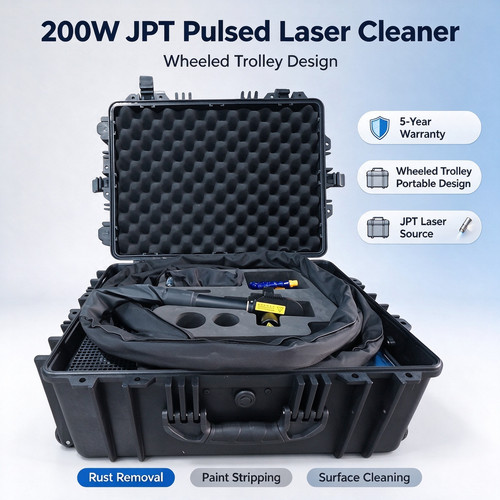 Pulitore laser pulsato - pulitore, 200w