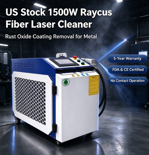 Stock 1500w raycus fibra - us,