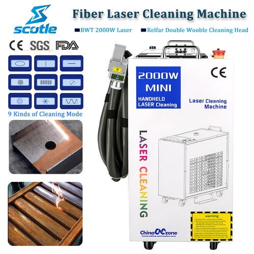 Macchina pulizia laser - , fibra