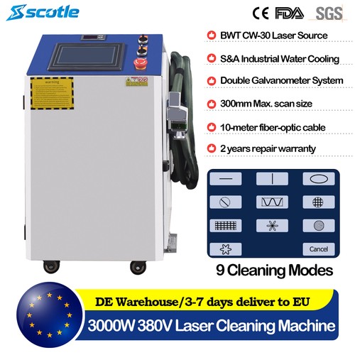 Macchina pulizia laser - pulizia, 3000w