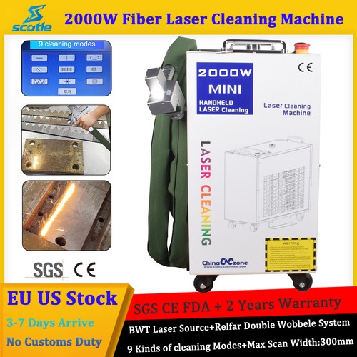 Macchina pulizia laser fibra