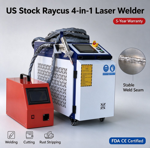 Stock raycus 3000w - 3000w, 4-in-1