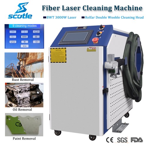 Pulitore laser fibra portatile