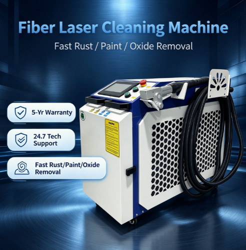 Macchina pulizia laser fibra
